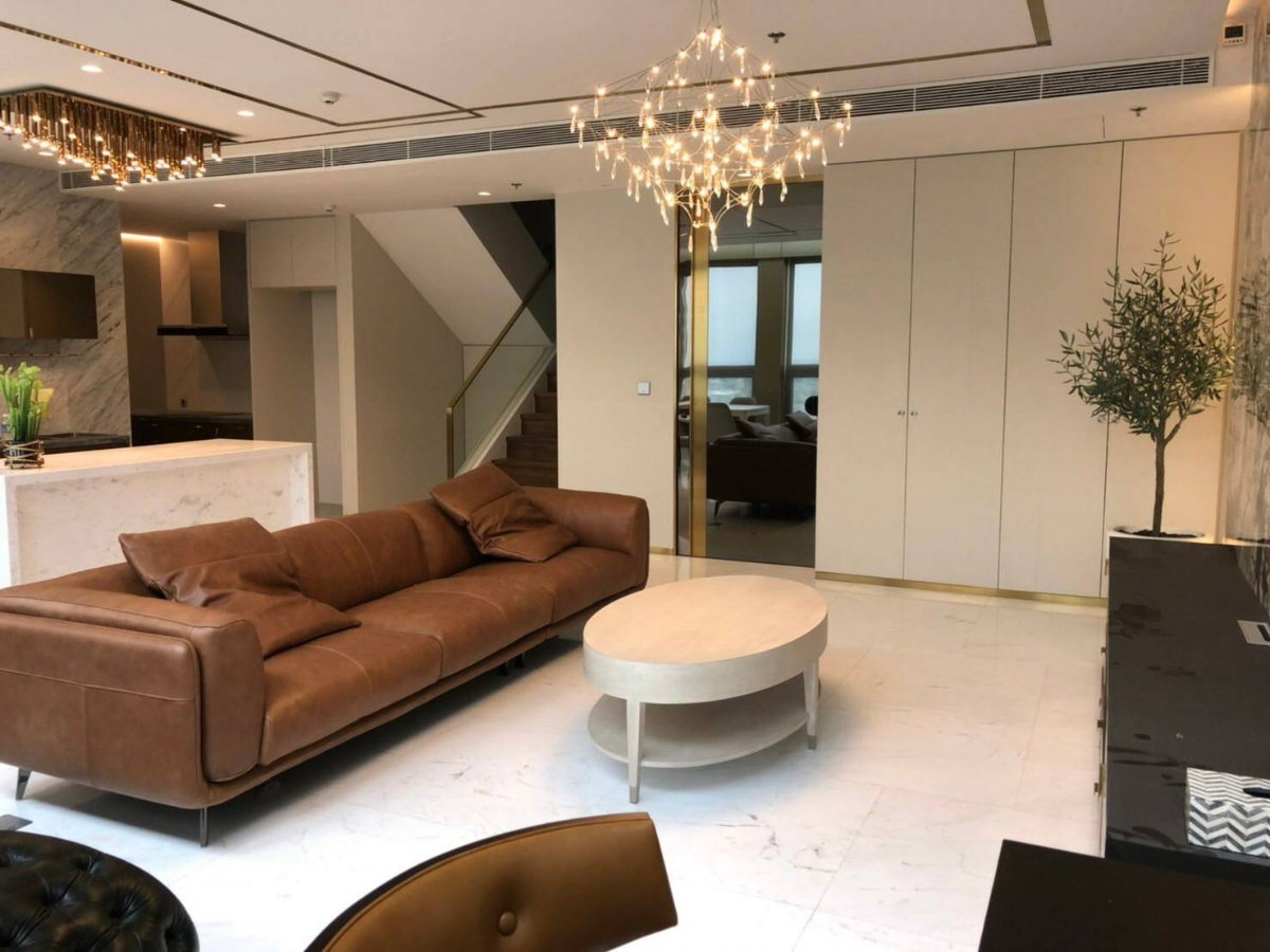 รูป ♦ Penthouse Duplex ♦ ตึก B ชั้น50+ Type D04 | 170 ตร.ม. 2 ห้องนอน | คอนโดมีSkywalk เชื่อมเข้า BTS เพลินจิตและเซ็นทรัล เอ็มแบสซี่ - รูปที่ 2/11