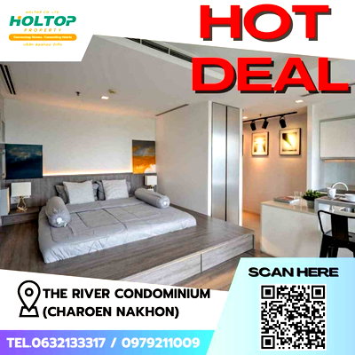 คอนโดให้เช่า : #Z1318 ให้เช่าคอนโด The River Condominium (Charoen Nakhon)