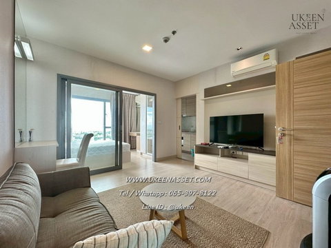 UK01-302 ให้เช่าคอนโด คาซาลูน่า เมสโต Casalunar Mesto : 1 ห้องนอน ขนาด 33.32 ตร.ม. เพียง 12,000 บาท/เดือน ใกล้เซ็นทรัลชลบุรี วิวทะเล