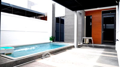 เช่าบ้านเดี่ยว ม.ศิลปากรวิทยาเขตสารสนเทศเพชรบุรี : ให้เช่า วิลล่า 2 ห้องนอน โครงการ วิลล่า ทาวน์ พูล หัวหิน ใจกลางหัวหิน (ID 2196063)