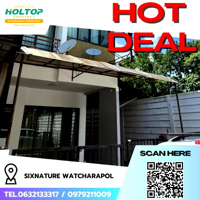 Townhouses for rent  Watcharaphon Station : #R5086 House for rent  Sixnature Watcharapol 