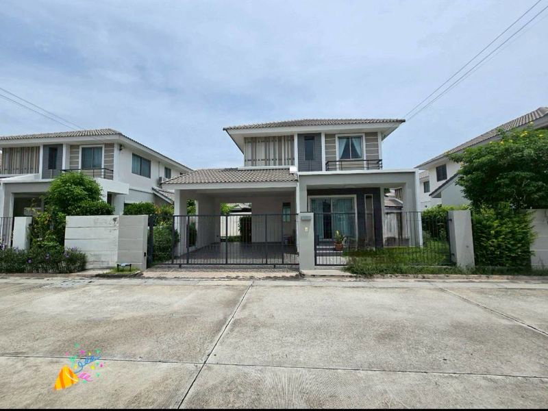 รูป ให้เช่าบ้านเดี่ยว ม.แกรนด์วัลเล่ย์หนองมน ชลบุรี แต่งครบพร้อมอยู่ - รูปที่ 1/13