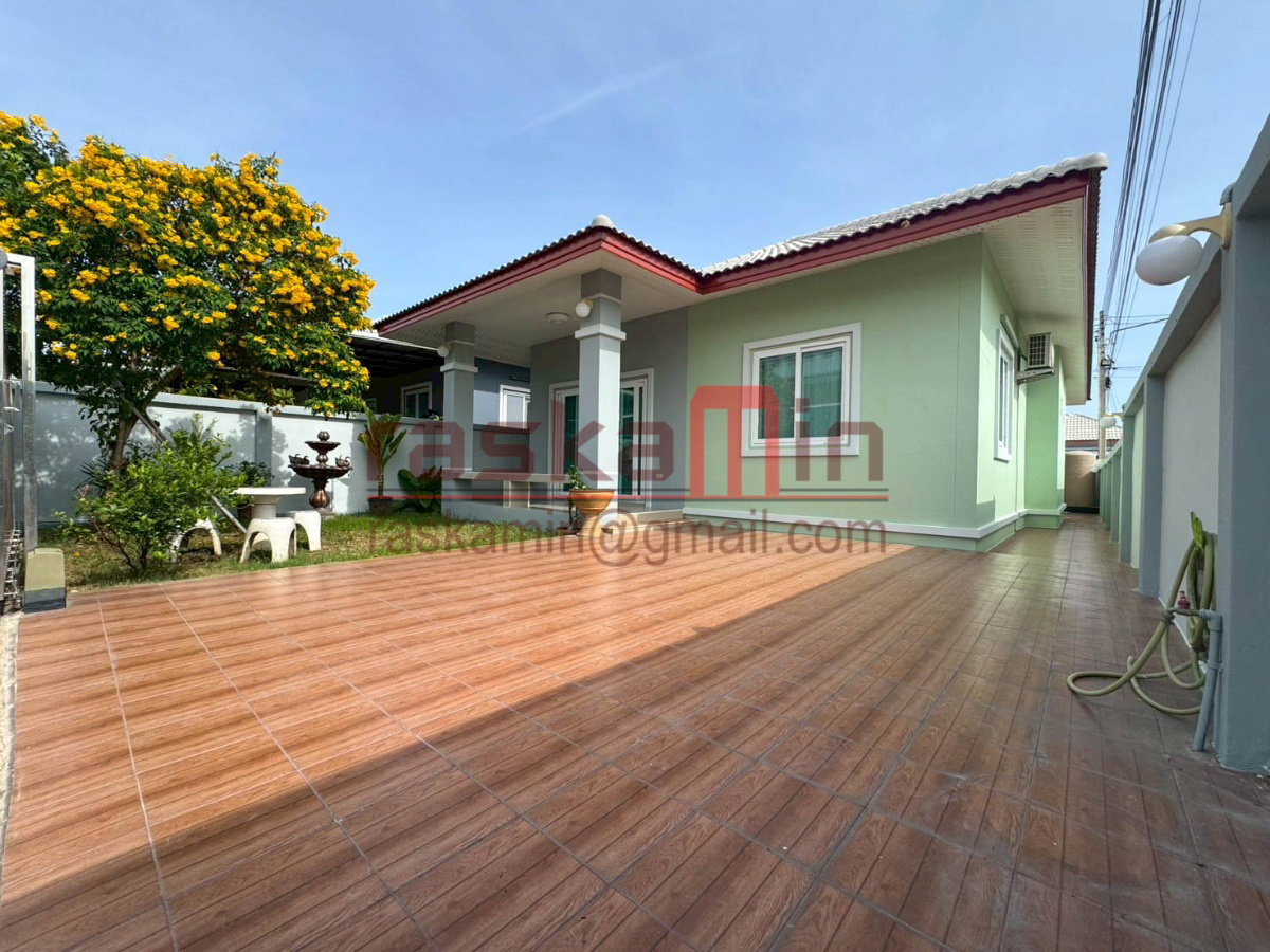 บ้านสวยพร้อมเข้าอยู่ ในทำเลเงียบสงบ ใกล้อ่างเก็บน้ำชากนอก