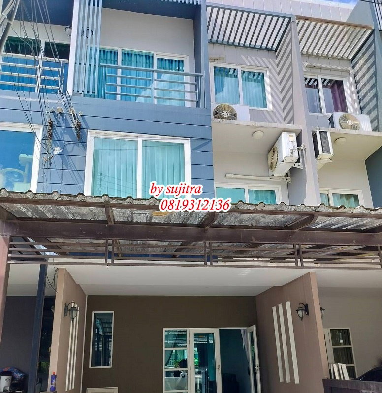 รูป ให้เช่า ทาวน์โฮม 3 ชั้น 22 ตรว. ใกล้แมคโคร ถ.รามอินทรา จดทะเบียนบริษัทได้ วิวสระว่ายน้ำ - รูปที่ 1/41