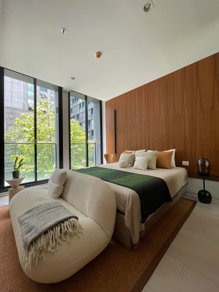 รูป ● Prime Location ● ตึก A ชั้น 10+ | 1 ห้องนอน 50.00 ตร.ม. | คอนโดมี Skywalk เชื่อมเข้า BTS เพลินจิต, Central Embassy - รูปที่ 1/6