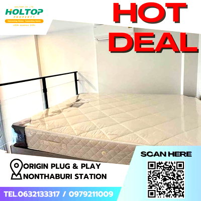 คอนโดให้เช่า : #Z1388 ให้เช่าคอนโด Origin Plug & Play Nonthaburi Station