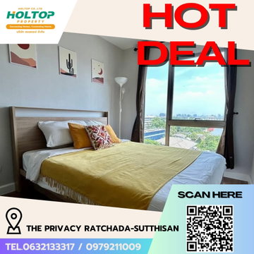 #R5101 ให้เช่าคอนโด The Privacy Ratchada-Sutthisan