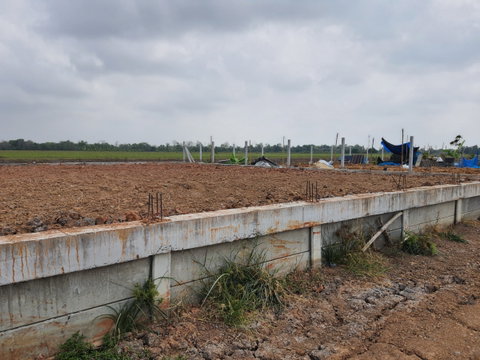 ขายที่ดินถมแล้ว 100 ตร.ว. พร้อมกำแพงล้อมรอบ คลอง 4 คลองหลวง ปทุมธานี ที่ดินสวย ขนาดกำลังดี พร้อมพัฒนา