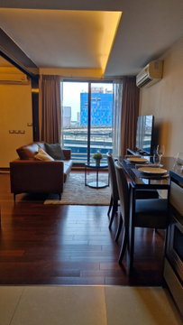 P1075 ให้เช่าคอนโด The Address Sukhumvit61 (ดิ แอดเดรส สุขุมวิท61) ทำเลดีใจกลางเอกมัย ห้องสวยมาก เฟอร์ครบ พร้อมอยู่ ราคาพิเศษ