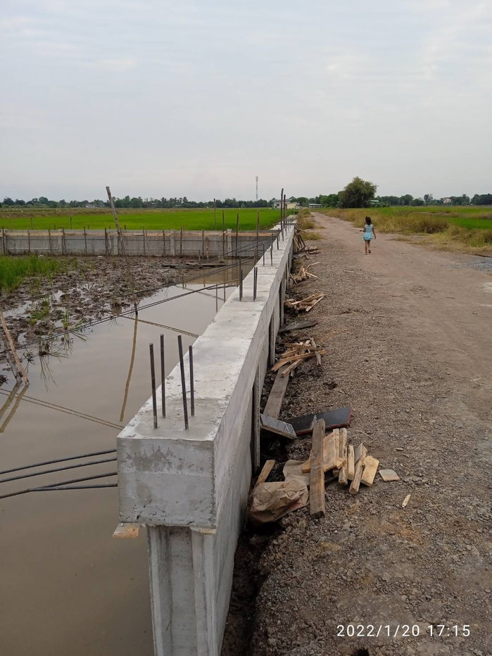รูป ขายที่ดินถมแล้ว 100 ตร.ว. พร้อมกำแพงล้อมรอบ คลอง 4 คลองหลวง ปทุมธานี ที่ดินสวย ขนาดกำลังดี พร้อมพัฒนา - รูปที่ 6/14