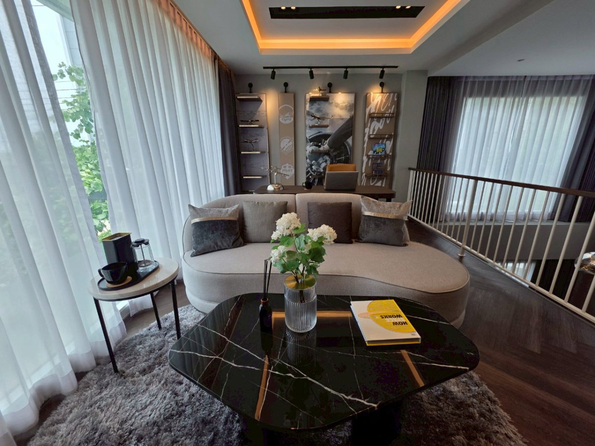 รูป ขายทาวน์โฮม 3 ชั้นครึ่ง ใกล้รถไฟฟ้า ใจกลางเมืองทอง _BL155 - รูปที่ 7/38