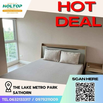 #Z1403 Condo for rent The Lake Metro Park Sathorn