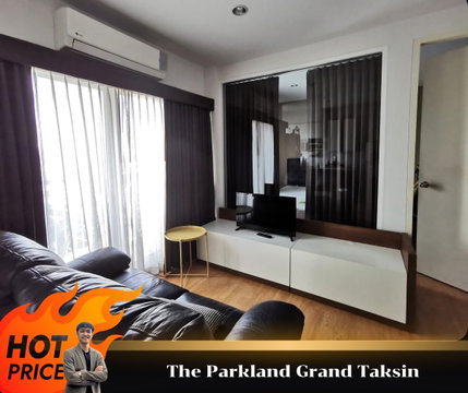 🔥The Parkland Grand Taksin🔥ห้องสวย เฟอร์นิเจอร์ครบ พร้อมเข้าอยู่ //สอบถามเพิ่มเติมที่ LineID:@thirdproperty