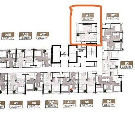 รูป คอนโด 1 ห้องนอน ชั้น 26 Nue District R9 ใกล้ MRT พระราม 9 เพียง 200 ม. (ID 2163884) - รูปที่ 6/6