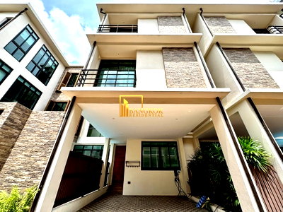 เช่าบ้านเดี่ยว วัน แบงค็อก   : EM Villa - 3 Storey 4 Bedroom House With Pool in Phrom Phong - BR7508SH