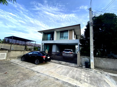 Houses for rent Samut Prakarn : 💥CP-5975💥For rent: Single house, Golden Village Village, Bangna - King Kaew 👉Add Line @expertcondo