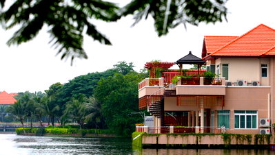 บ้านเดี่ยวให้เช่า : เช่าบ้านริมทะเลสาบ  4 นอน นิชดาธานี พร้อมสระว่ายน้ำส่วนตัว  Rimlake_BL159