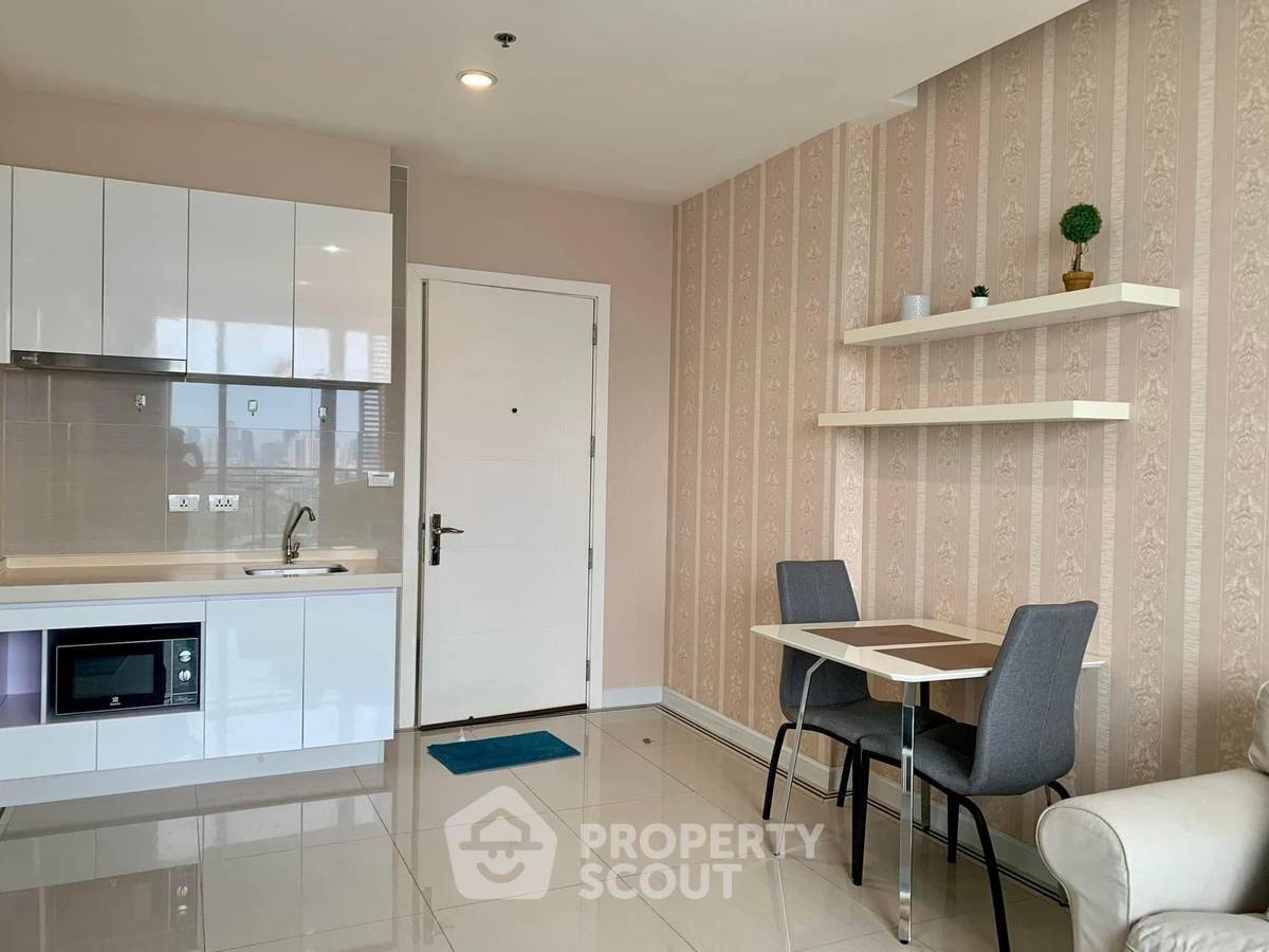 รูป ห้องชั้นสูง 1 ห้องนอน ขนาด 40 ตร.ม. ที.ซี. กรีน พระราม 9 ใกล้ MRT พระราม 9 (ID 1447455) - รูปที่ 5/9