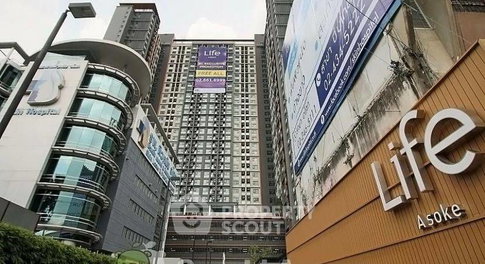 คอนโด 1 ห้องนอน Life Asoke ชั้น 10 ขนาด 35 ตร.ม. ใกล้ ARL มักกะสัน 300 ม. (ID 998622)