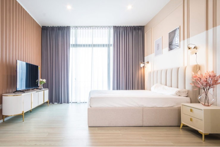 รูป 🏡 ให้เช่า Townhome หลังมุม โครงการ Nirvana Define พระราม 9 - รูปที่ 8/10