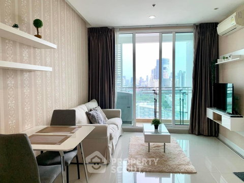 ห้องชั้นสูง 1 ห้องนอน ขนาด 40 ตร.ม. ที.ซี. กรีน พระราม 9 ใกล้ MRT พระราม 9 (ID 1447455)