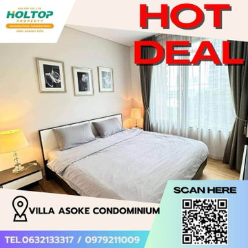 #Z1478 ให้เช่า Villa Asoke Condominium