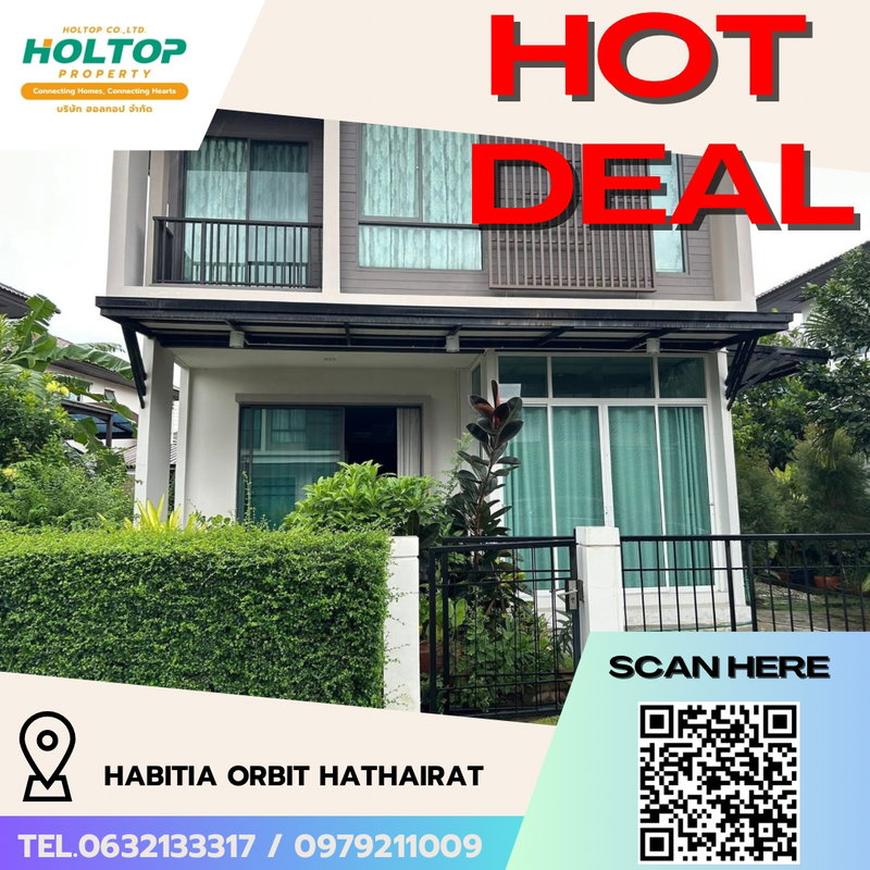 Houses for rent : #R5222 House for rent Habitia Orbit Hathairat