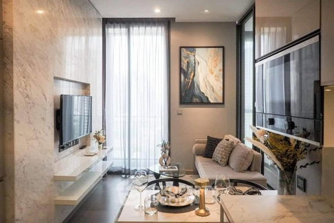 คอนโด 1 ห้องนอน The Esse At Singha Complex ใกล้ MRT เพชรบุรี 100 ม. ชั้น 16 (ID 1553199)