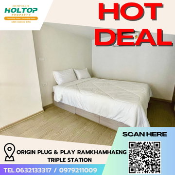 #R5242 Condo for rent Origin Plug & Play Ramkhamhaeng Triple Station