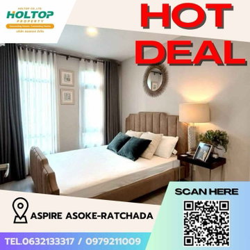#Z1567 ให้เช่าคอนโด Aspire Asoke-Ratchada 