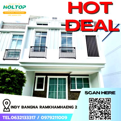 ทาวน์โฮมให้เช่า : #R5280  ให้เช่าบ้าน  Indy Bangna Ramkhamhaeng 2
