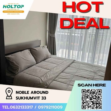 #Z1551 ให้เช่าคอนโด Noble Around Sukhumvit 33