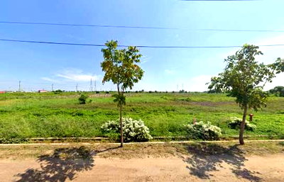 Land for sale Bang Bo Samut Prakarn : Purple land for sale in the industrial estate near Suvarnabhumi Airport, suitable for a factory.