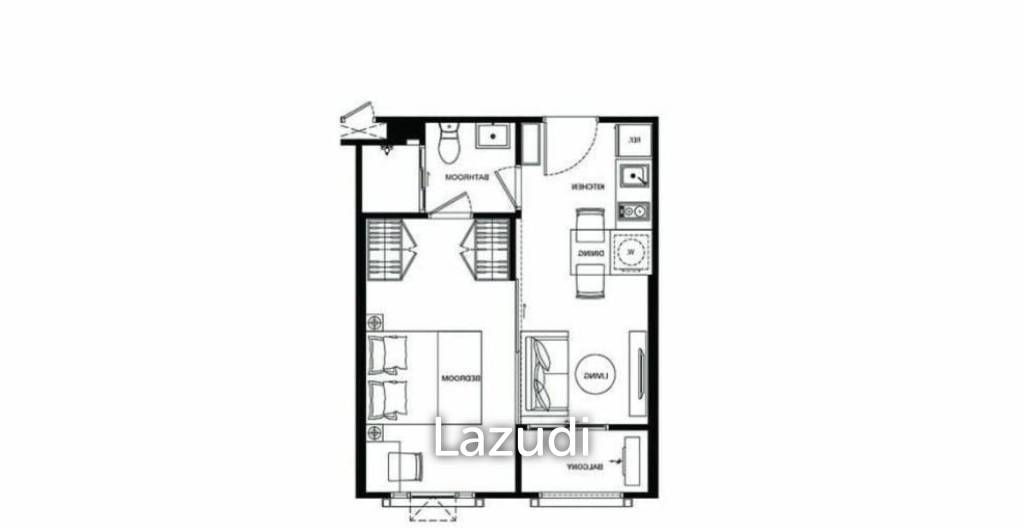 รูป 1 Bedroom 1 Bathroom 35 SQ.M  Maestro 19 Ratchada - รูปที่ 10/10