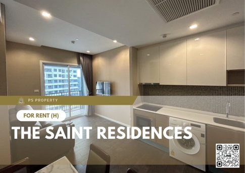 For rent 📍 The Saint Residences 📍 2 bedrooms, fully furnished and equipped with electrical appliances, near BTS Ha Yaek Lat Phrao