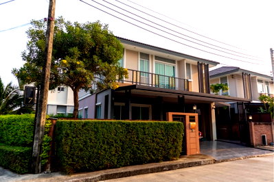บ้านเดี่ยวให้เช่า : P0146 ปล่อยเช่า!! บ้านเดี่ยว หมู่บ้านภัสสร เพรสทีจ ลุกซ์ พัฒนาการ 44