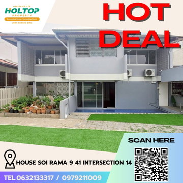 #R5330 House for rent  Soi Rama 9 41 Intersection 14
