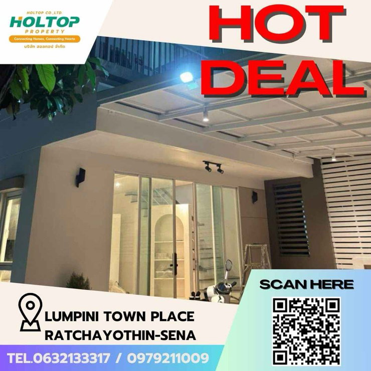Townhouses for rent : #Z1643 House for rent Lumpini Town Place Ratchayothin-Sena