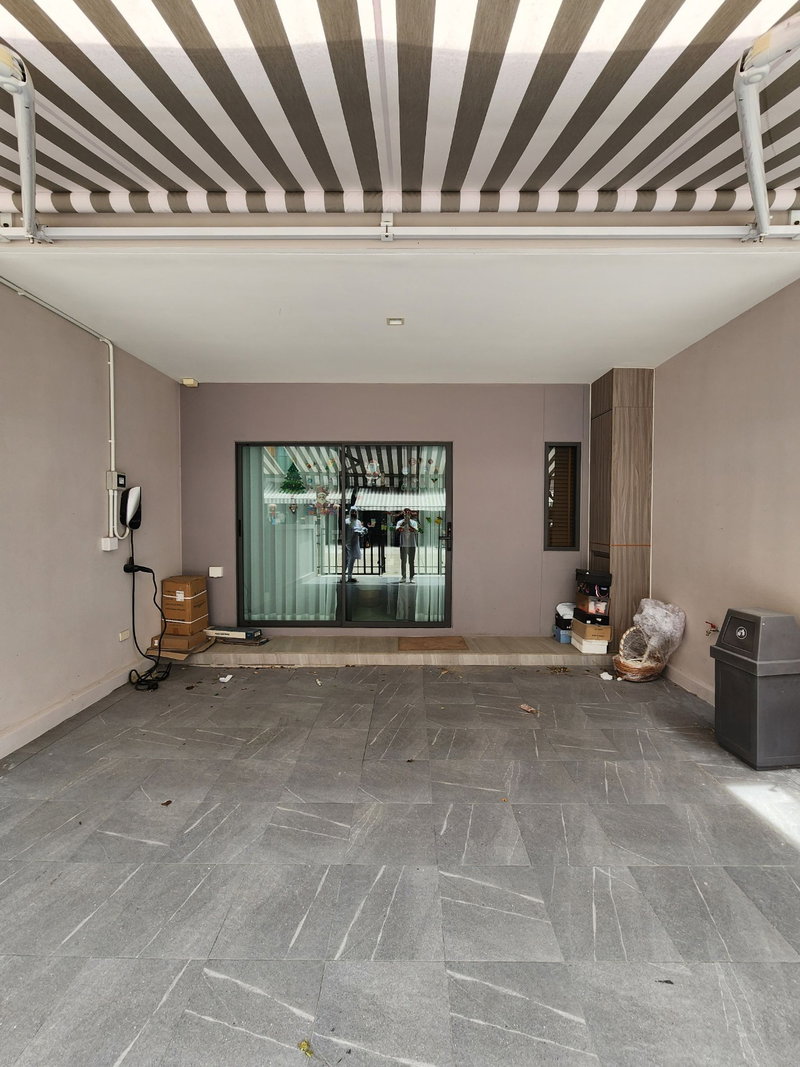 Townhouses for rent : 💥CP-8372💥For rent, 3-storey townhouse, A-Genet Rama 9 project 👉Line : @be.easy