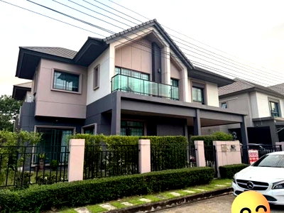 บ้านเดี่ยวให้เช่า : #A124135 ✅ 28/7/68  ให้เช่าบ้านเดี่ยว Bangkok Boulevard Changwattana 2📲📢สอบถาม ld line @condoboy