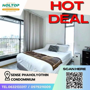 #Z1652 ให้เช่าคอนโด Sense Phaholyothin Condominium