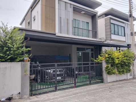 UK01-329 Beautiful house for rent, ready to move in, near J-Park Sriracha, 3 bedrooms, parking for 2 cars 17,000 baht/month, ready to move in!