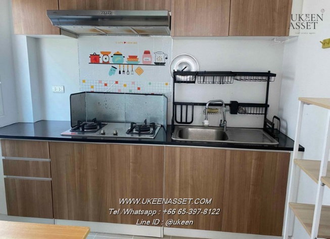 รูป UK01-307 ให้เช่าบ้านเดี่ยว 3 ห้องนอน หมู่บ้านเลควัลเล่ย์ ศรีราชา ชลบุรี : ค่าเช่าเพียง 25,000 บาท/เดือน - รูปที่ 7/14