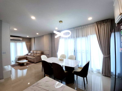 บ้านเดี่ยวให้เช่า : 🔴100,000฿🔴𝗧𝗵𝗲 𝗖𝗶𝘁𝘆 𝗥𝗮𝗺𝗶𝗻𝘁𝗿𝗮 𝟯|เดอะ ซิตี้ รามอินทรา 3 🎉มีวิดีโอบ้านะคะ🙏  นัดชมบ้าน >> ​ @bbcondo88​ ✍️รหัส​ทรัพย์​ 6807-2902