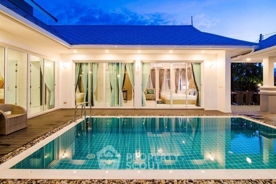 รูป วิลล่า 4 ห้องนอน พร้อมสระว่ายน้ำ โครงการ Marwin Pool Villa ทับใต้ ใกล้หัวหิน (ID 2231032) - รูปที่ 1/43