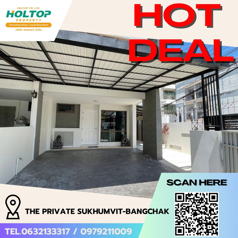 Townhouses for rent : #R5411 House for rent The Private Sukhumvit-Bangchak