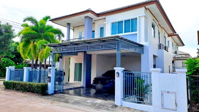 Houses for sale Central Si Racha : Second-hand house for sale in Sriracha, corner house, Thada Town Bang Phra project
