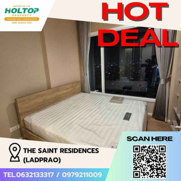 #Z1676 ให้เช่าคอนโด The Saint Residences (ladprao)