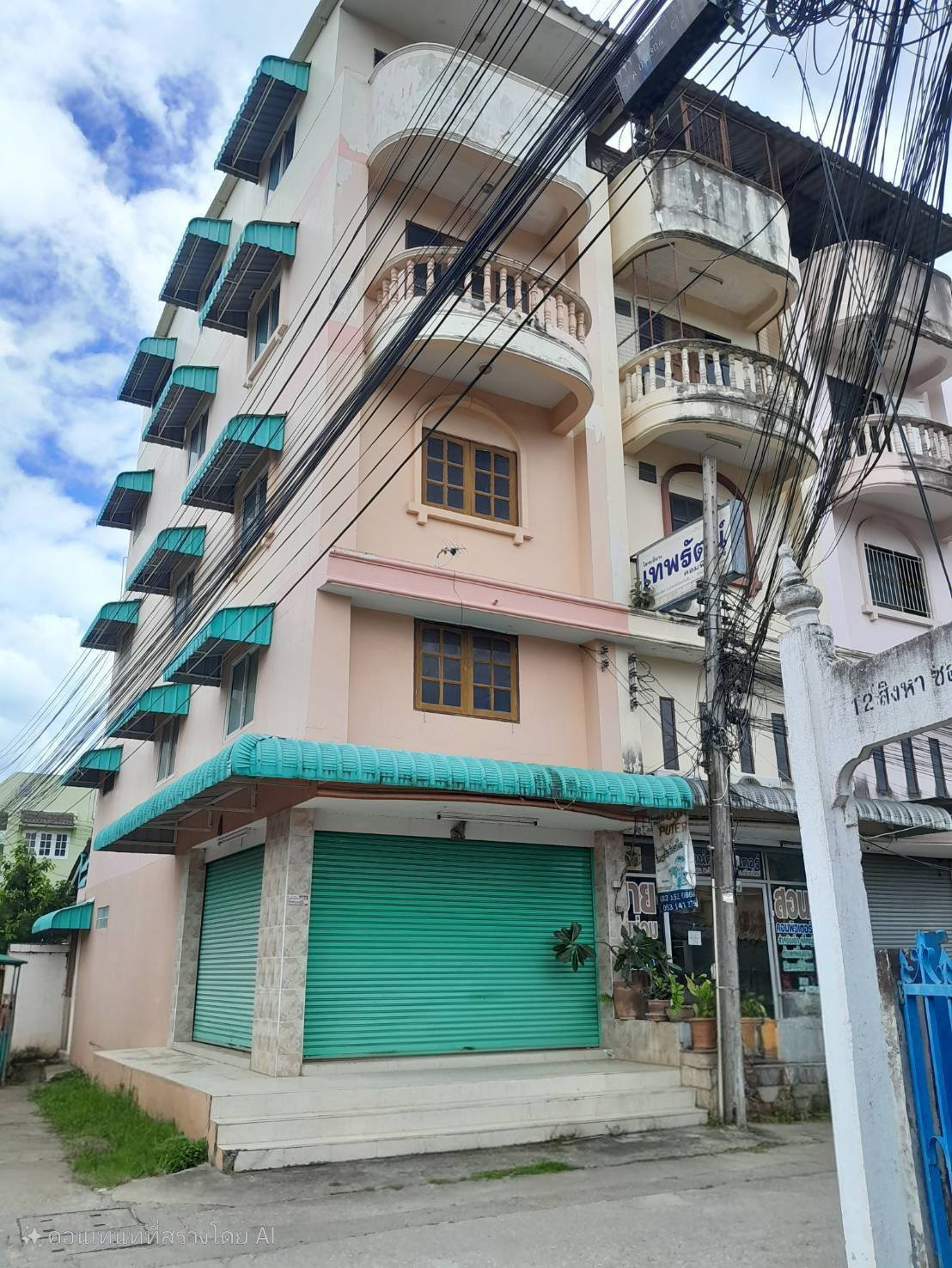ขายอาคารพาณิชย์ 5 ชั้น (*ห้องมุม) #หลังตลาดหนองหอย เนื้อที่ 19.5 ตรว. *รีโนเวทพร้อมอยู่ อยู่ในแหล่งชุมชน เหมาะทำออฟฟิศ ทำธุรกิจ ร้านค้า