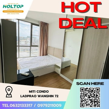 #Z1707 ให้เช่าคอนโด MITI Condo Ladprao Wanghin 72